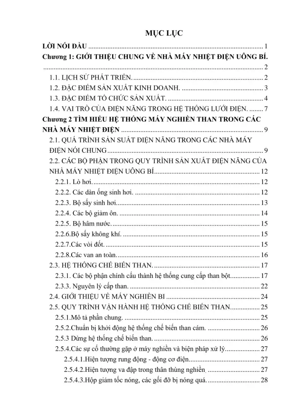 VAI TRÕ CỦA ĐIỆN NĂNG TRONG HỆ THỐNG LƢỚI ĐIỆN