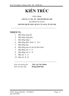 Thiết kế chung cư N04-B2 Hà Nội