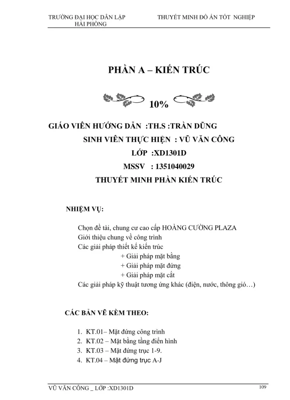 PHẦN A – KIẾN TRÖC 