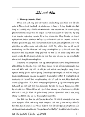 Tối ưu chi phí sản xuất