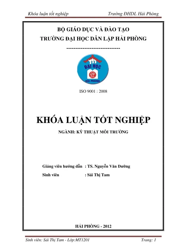 NGHIÊN CỨU CHẾ TẠO NHỰA DỄ PHÂN HỦY SINH HỌC ĐI TỪ TINH BỘT CÂY GIONG RIỀNG