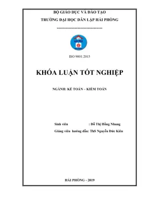 Kế toán vốn bằng tiền: Nghiên cứu tại KIHIN
