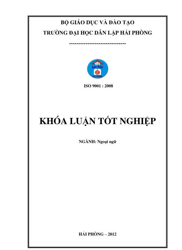 A STUDY ON TRANSLATION OF BUSINESS NEGOTIATION TERMS FROM ENGLISH INTO