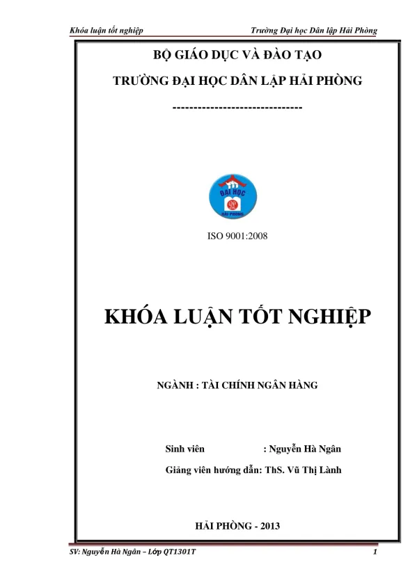 MỘT SỐ GIẢI PHÁP NÂNG CAO HIỆU QUẢ HOẠT ĐỘNG HUY ĐỘNG VỐN TẠI CHI NHÁNH NGÂN