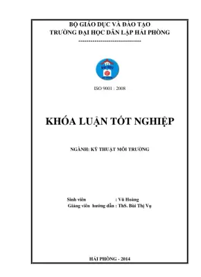 Nghiên cứu mô hình xử lý bụi bằng phương pháp ly tâm quy mô phòng thí nghiệm