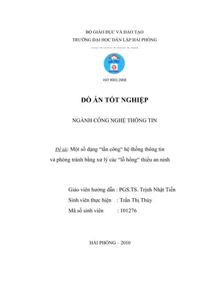 An toàn thông tin: Phân tích lỗ hổng