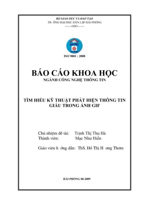 Phát hiện thông tin giấu trong ảnh GIF