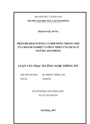 Quản trị Quan hệ Khách hàng CRM