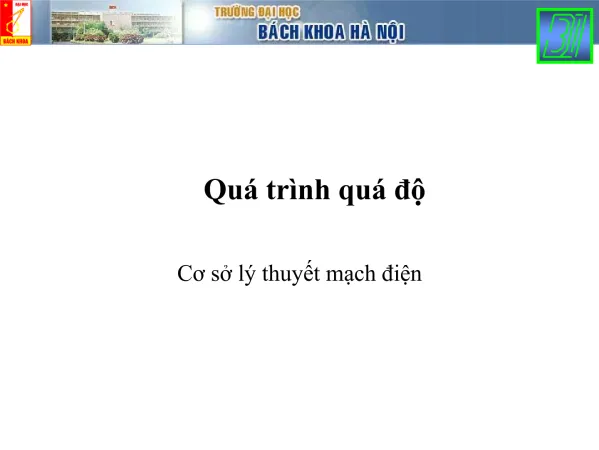 Quá trình quá độ