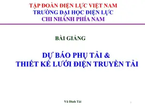 Dự báo nhu cầu điện năng