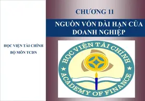 Nguồn vốn dài hạn doanh nghiệp