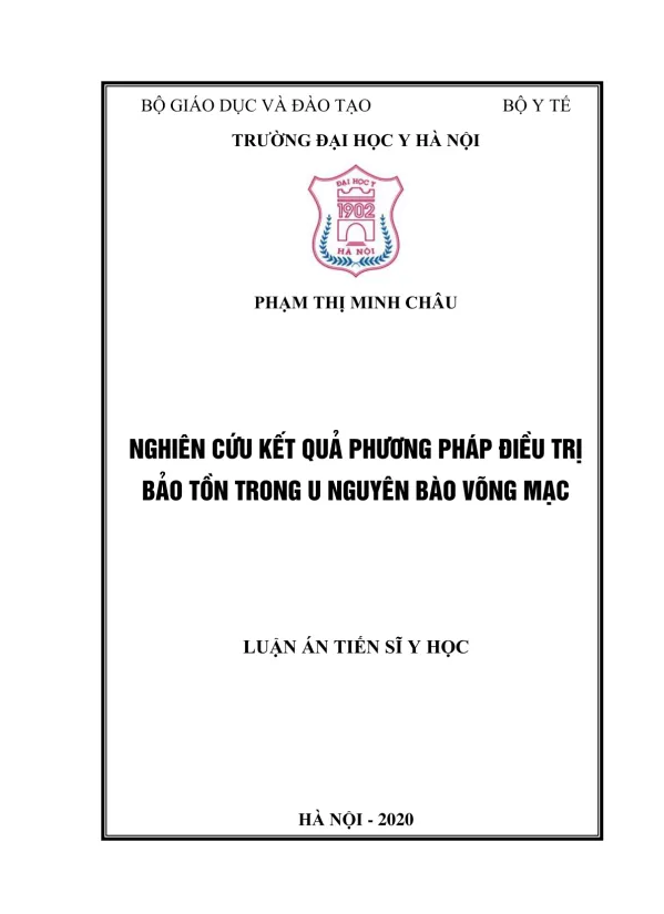 Kết quả điều trị bảo tồn nhãn cầu