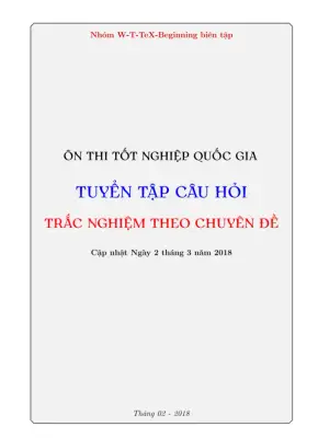 Ôn tập Toán tốt nghiệp THPT