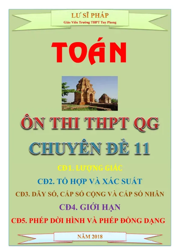 Chuyên đề Toán 11 ôn thi THPT Quốc gia – Lư Sĩ Pháp - Thư viện tải tài liệu ôn thi THPT Quốc Gia