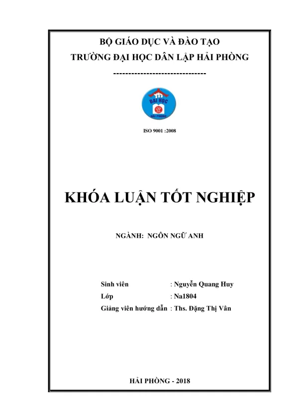 A STUDY ON SPECIALIZED TERMINOLOGY TRANSLATION OF MARITIME LOGISTICS