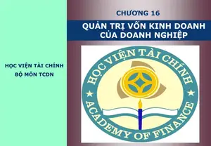 Quản trị vốn kinh doanh hiệu quả