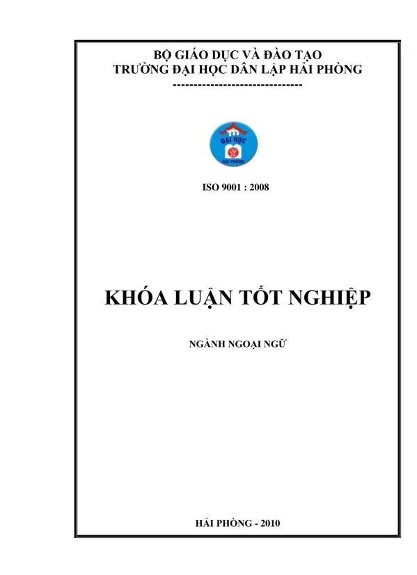 THE STUDY ON CONDITIONAL SENTENCES IN ENGLISH AND VIETNAMESE